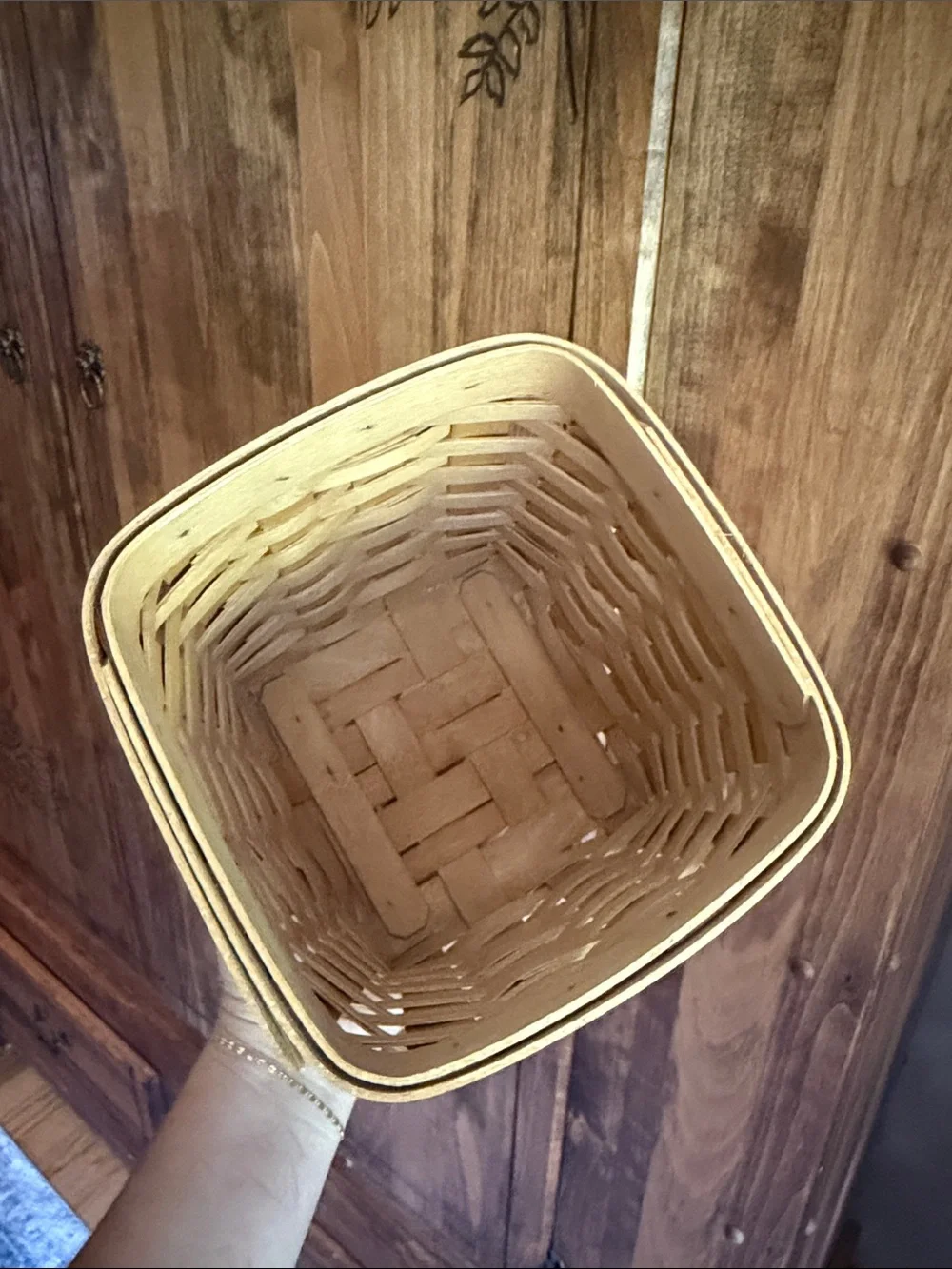 Longaberger 2002 Small Basket - Spoon,  Utensils Or All Occasion